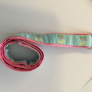 Pink and Aqua Ribbon Belt